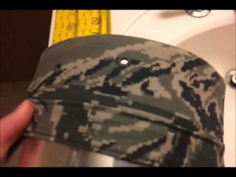 how to shape army patrol cap
